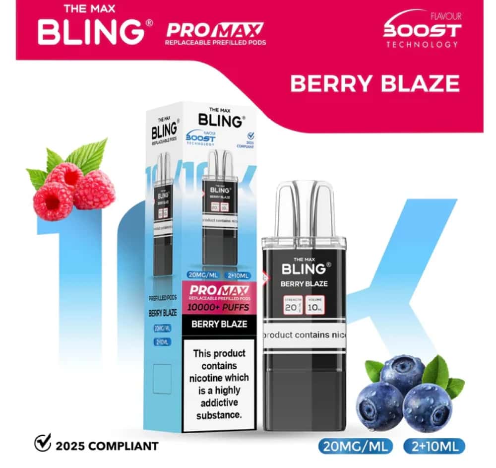 The Crystal Bling Pro Max 10k Pods Pack of 5