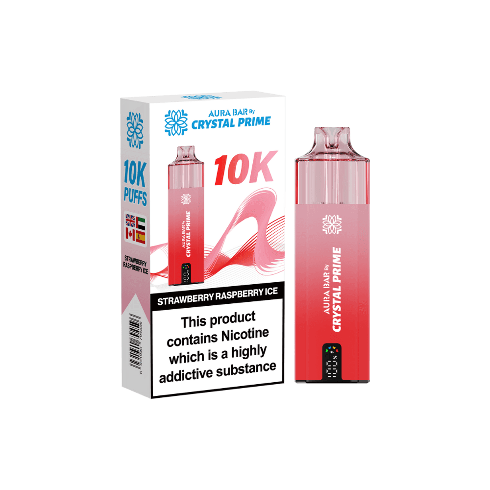 Crystal Prime Aura Bar 10k Vape Kit Box of 5