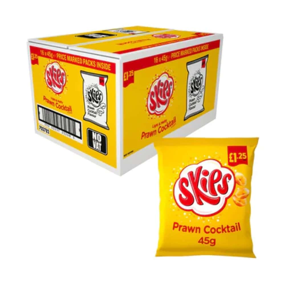 Skips Prawn Cocktail Crisps 45g - 16pk