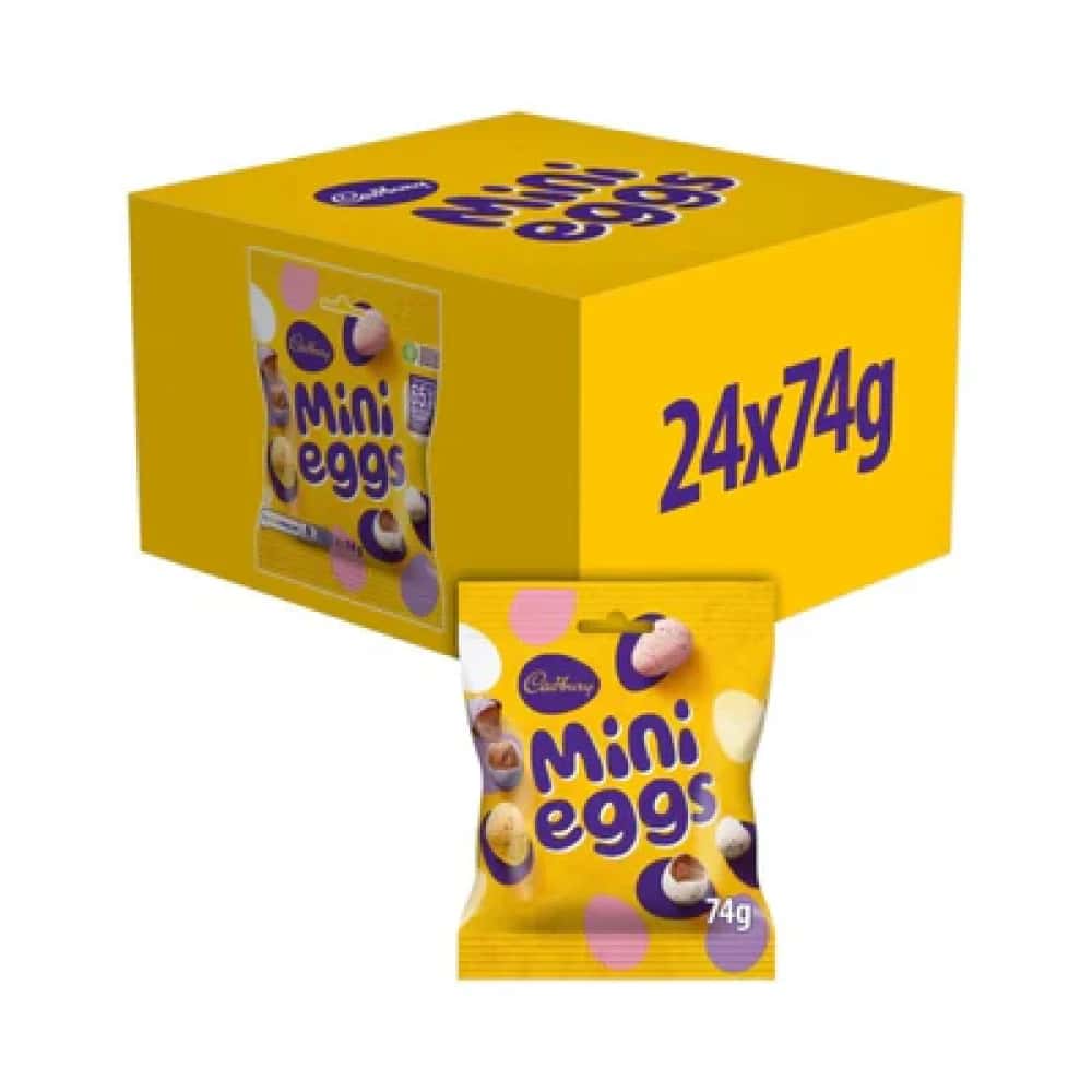 Cadbury Mini Egg Bags 74g - 24pk
