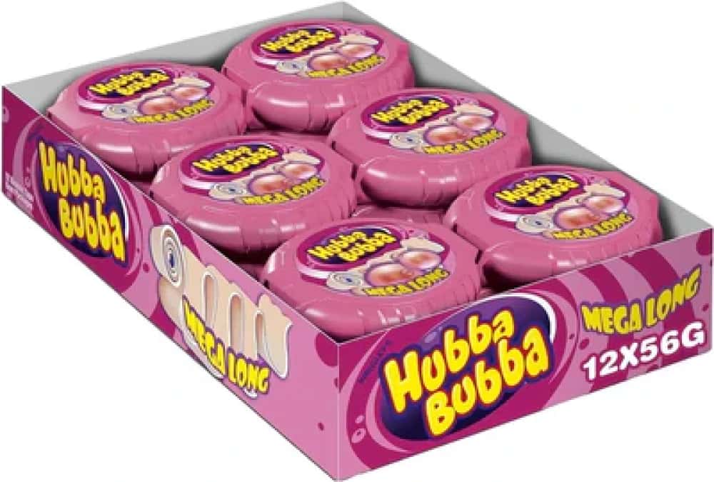 Hubba Bubba Fancy Fruit Tape 56g - 12pk