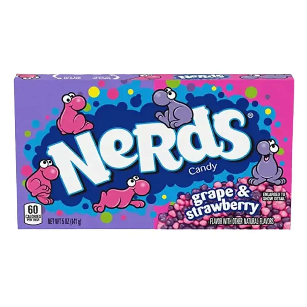Nerds Grape and Strawberry Theatre Box 141g - 12pk