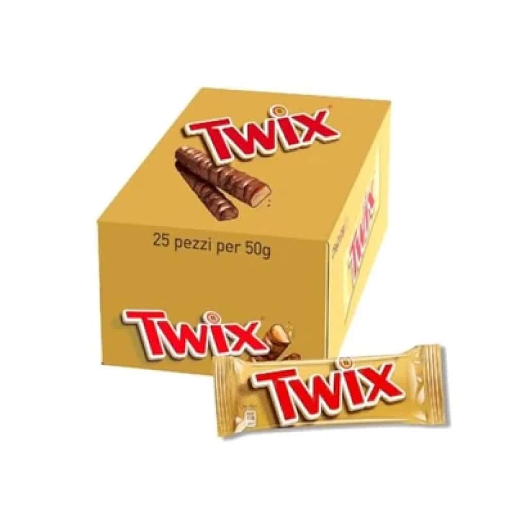 Twix Chocolate Bars 50g - 25pk
