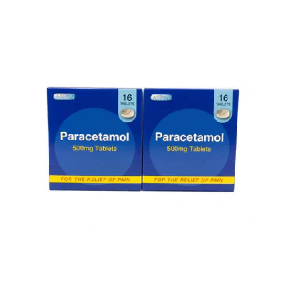 Paracetamol Tablets 500mg 16pcs Per Pack - 12pk