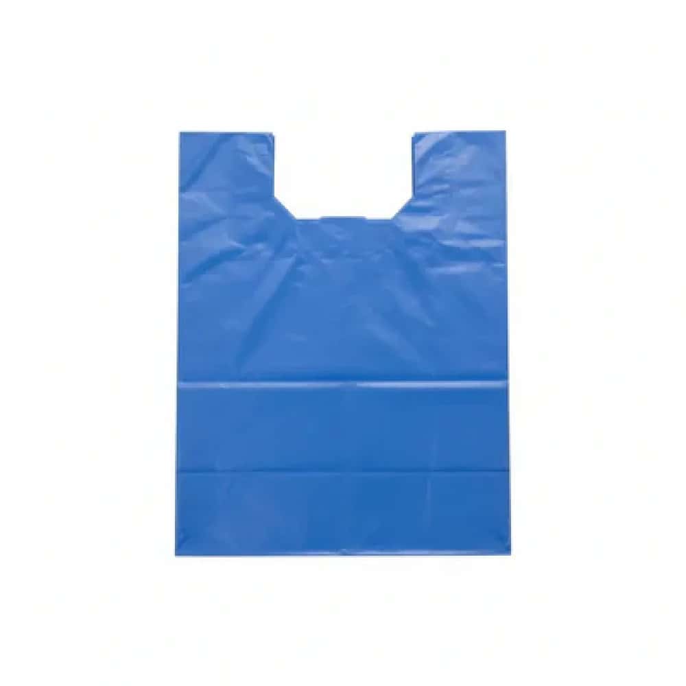 M4 Blue HDPE Carrier Bags 11x17x21 - 10pk