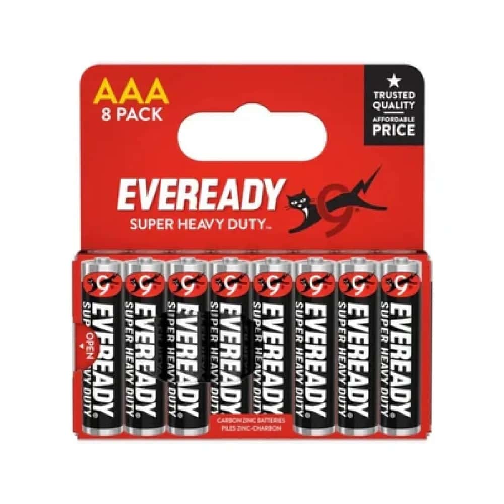 Eveready Super Heavy Duty AAA - 8pcs