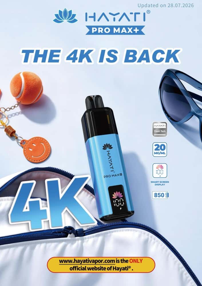 Hayati Pro Max Plus 4000 Prefilled Vape Kit Box of 5