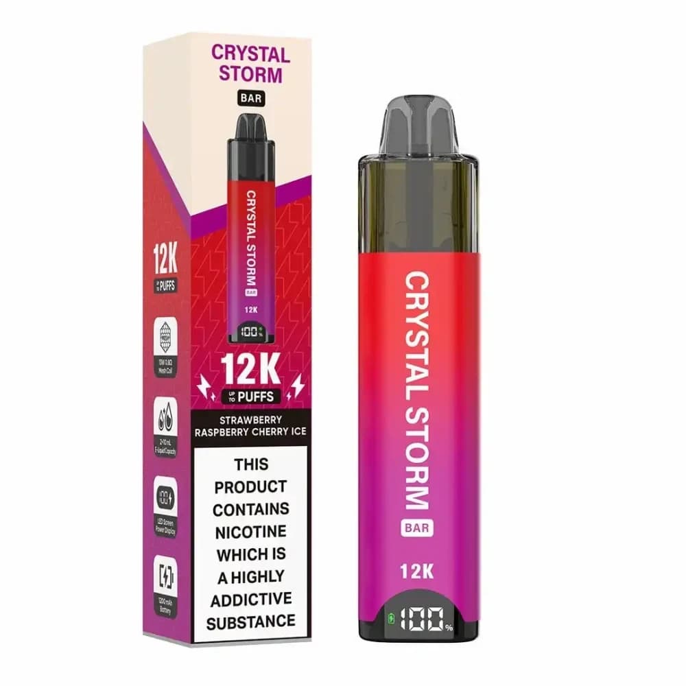 Crystal Strom Bar 12k Vape Kit Box of 5