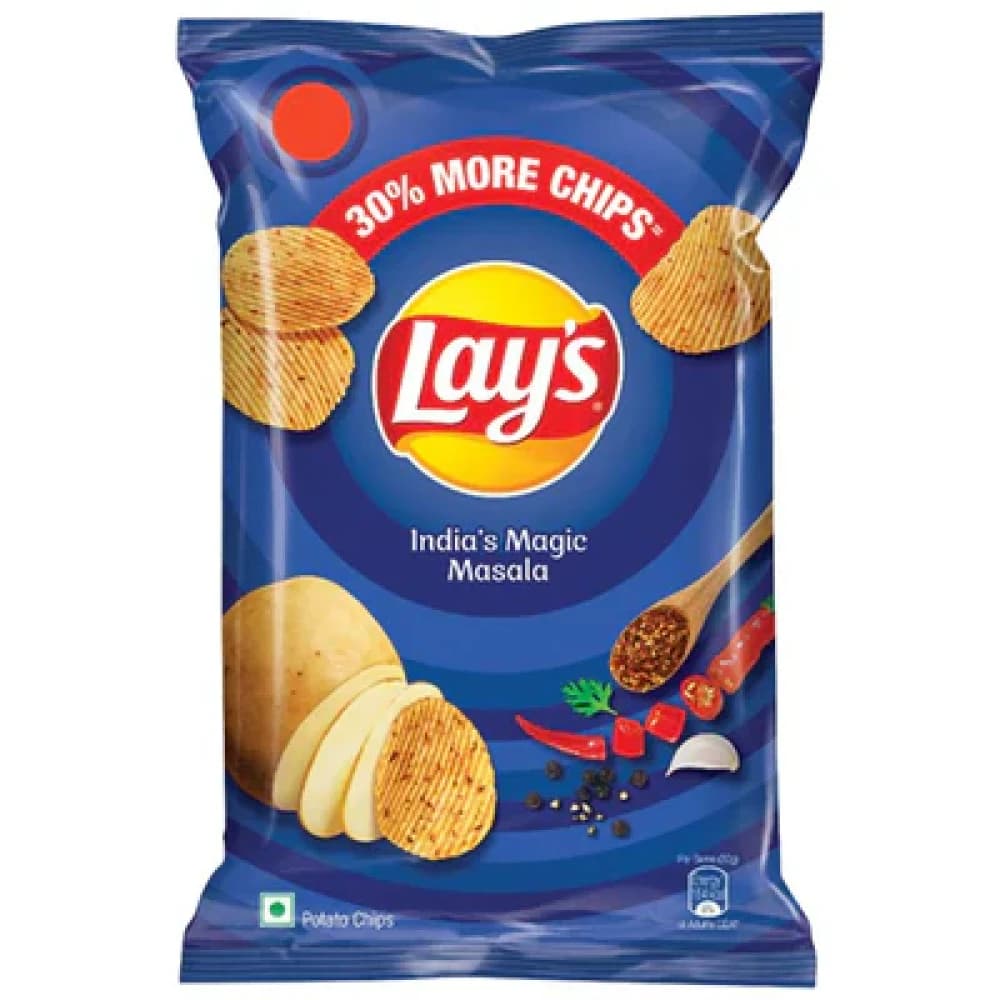 Lays Magic Masala Crisps 46g - 45pk