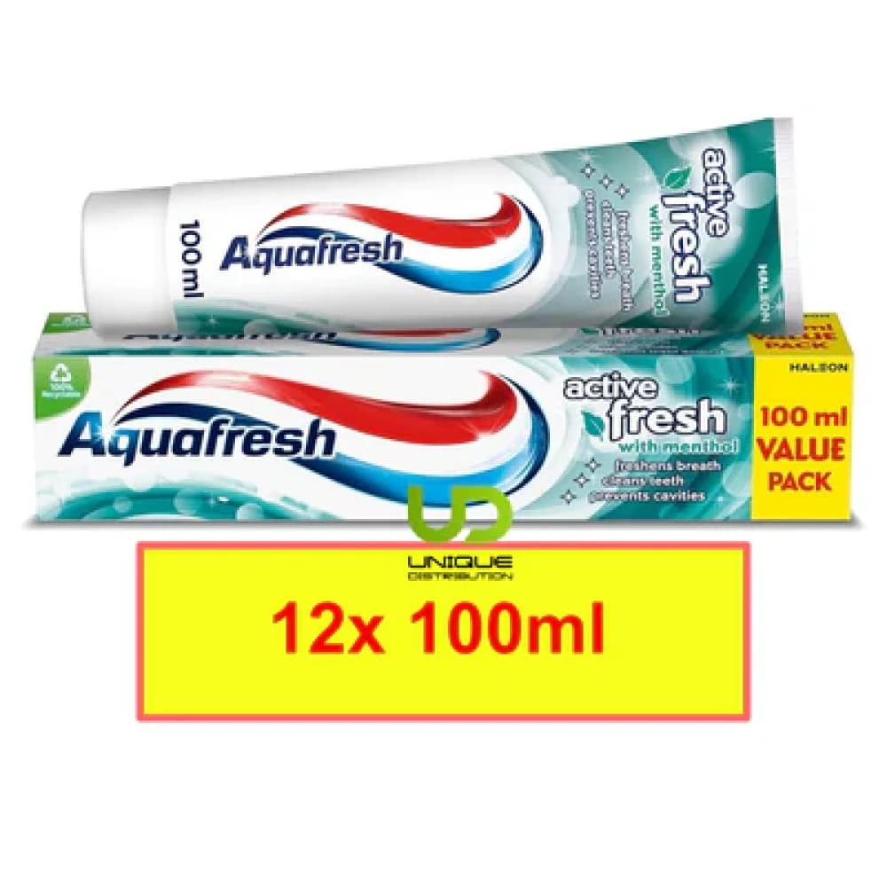 Aquafresh Active Fresh 100ml UK - 12pk
