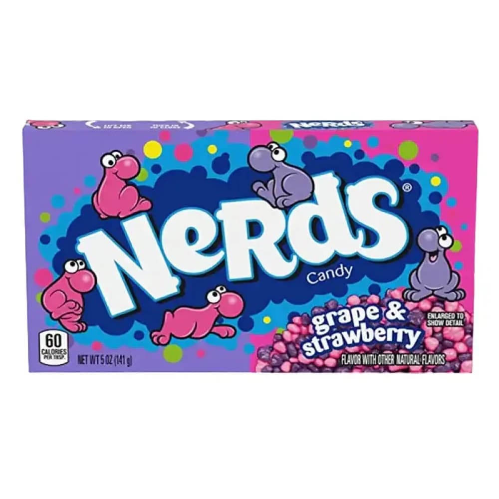 Nerds Grape and Strawberry Theatre Box 141g - 12pk