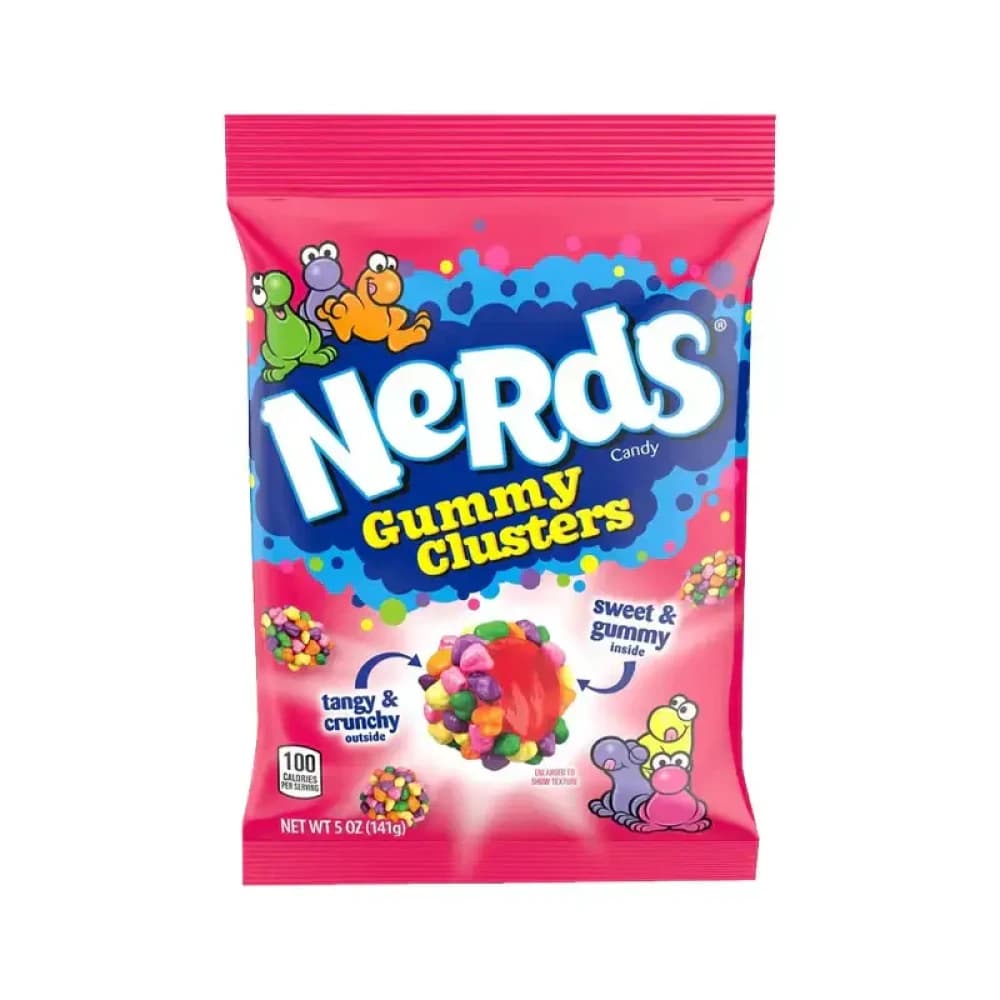 Nerds Rainbow Peg Bag 3oz - 12pk