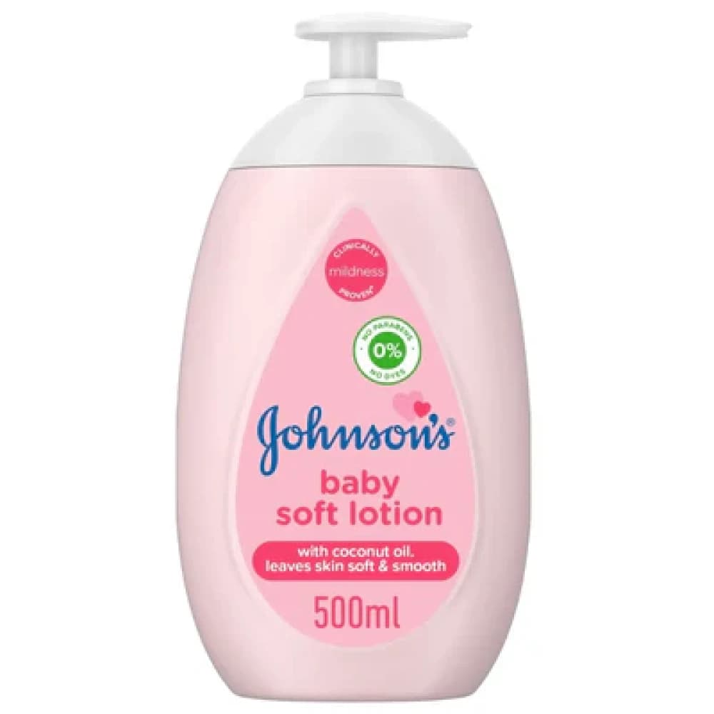 J&J Baby Lotion Pump 500ml - 6pk