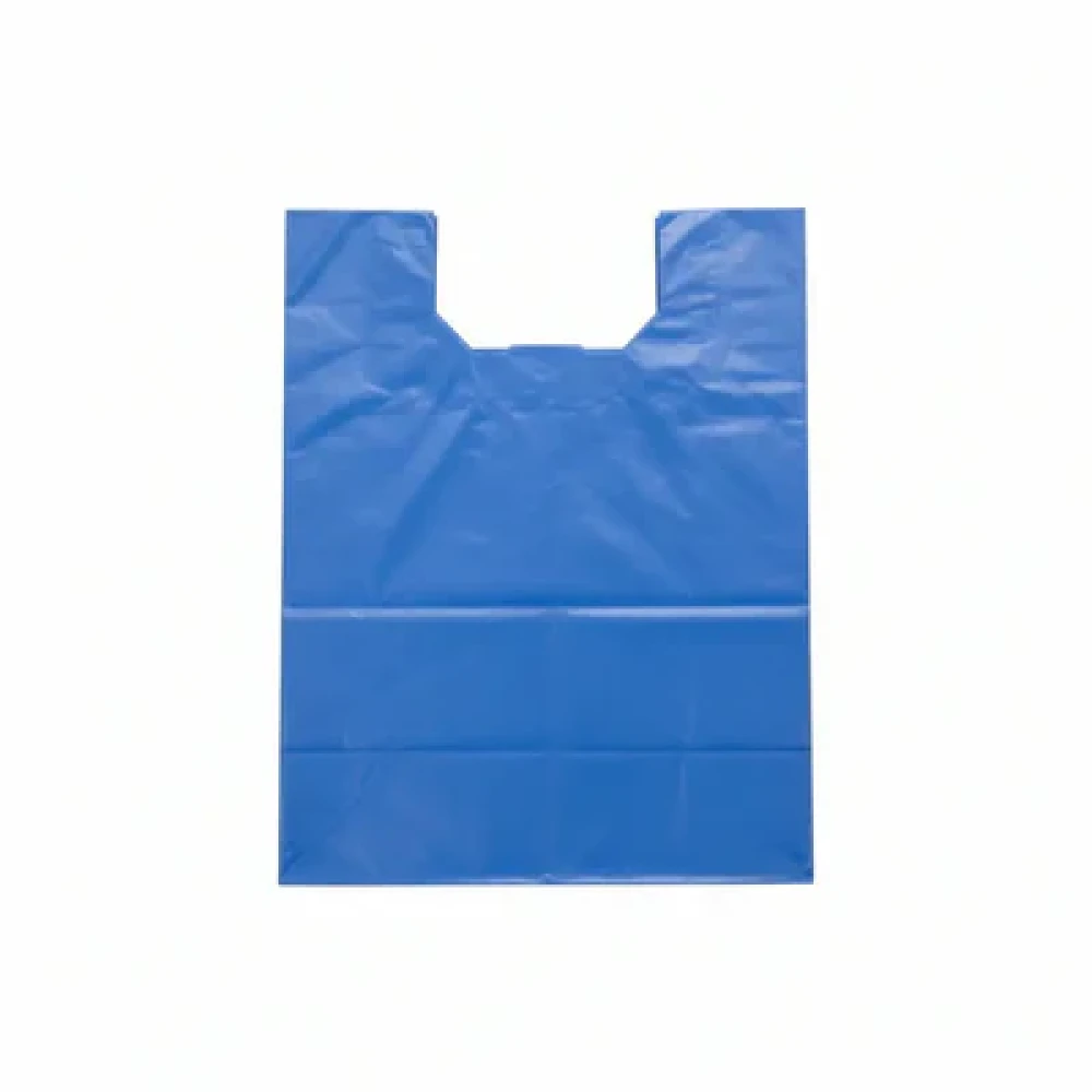 M4 Blue HDPE Carrier Bags 11x17x21 - 10pk