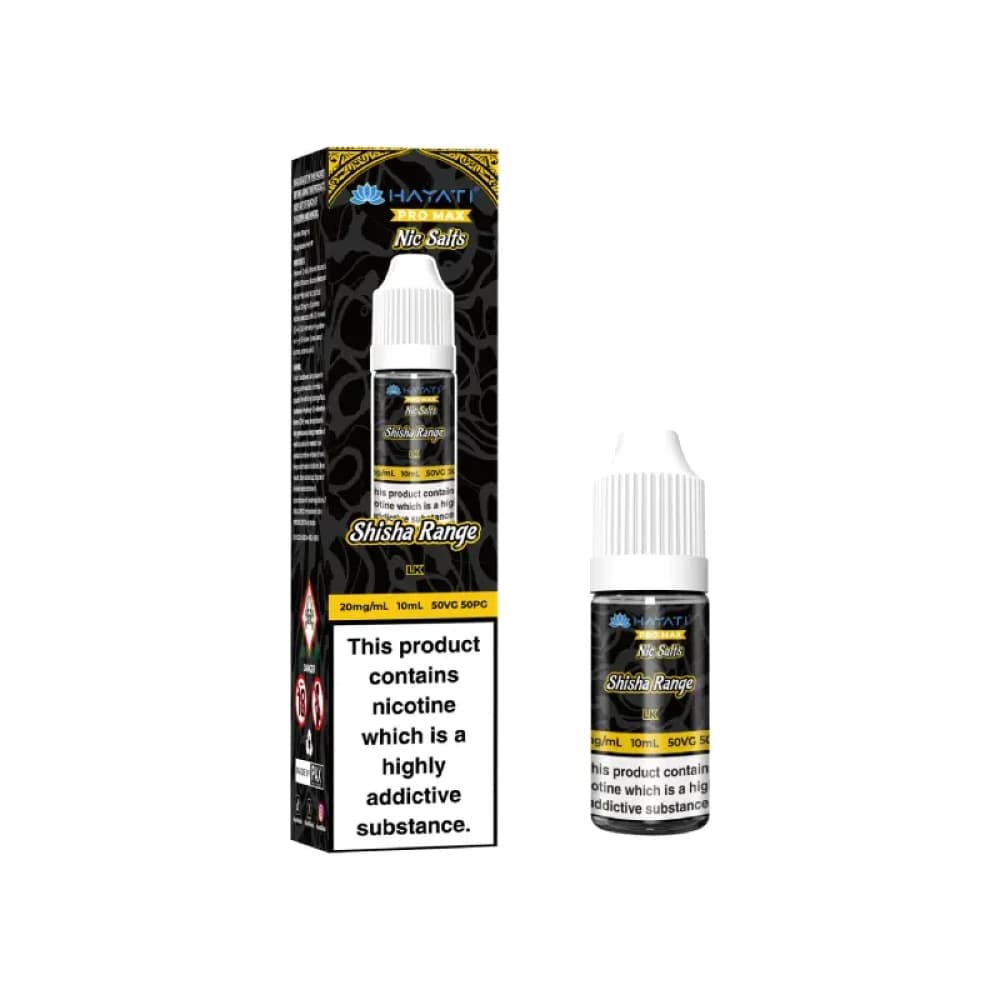 Hayati Shisha Nic Salts 10ml Box of 10