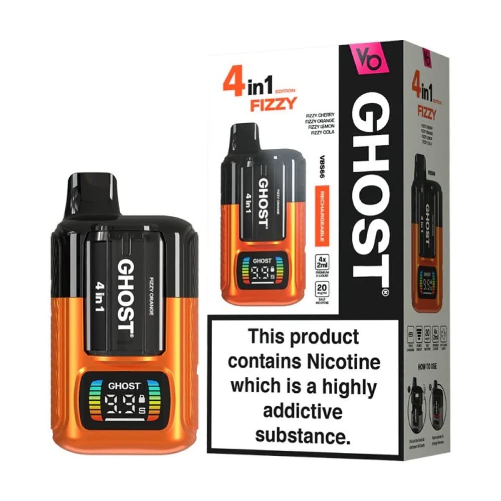 Ghost 4 in 1 Prefilled Pod Kit Box of 5