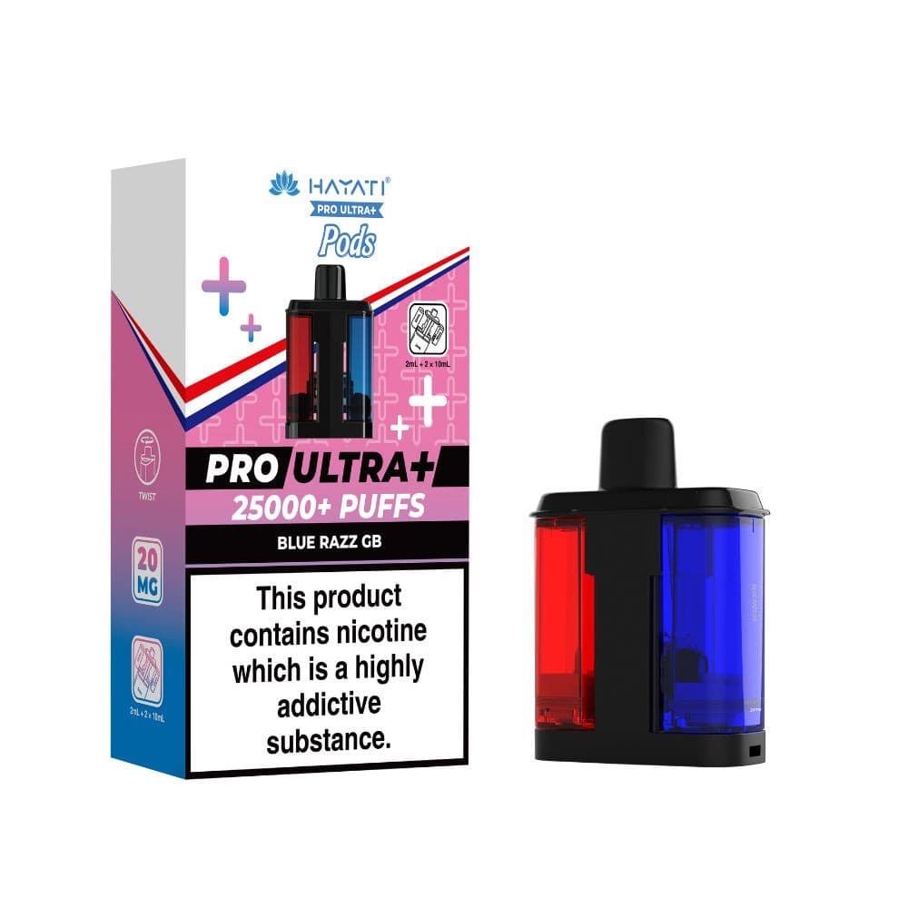  Blue Razz GB Hayati Pro Ultra Plus 25K Pods Pack of 5