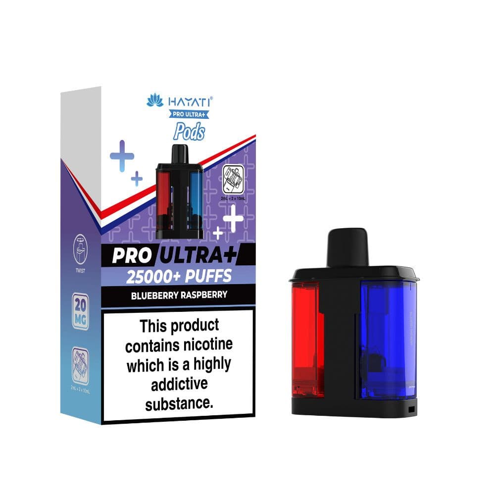  Blueberry Raspberry Hayati Pro Ultra Plus 25K Pods Pack of 5