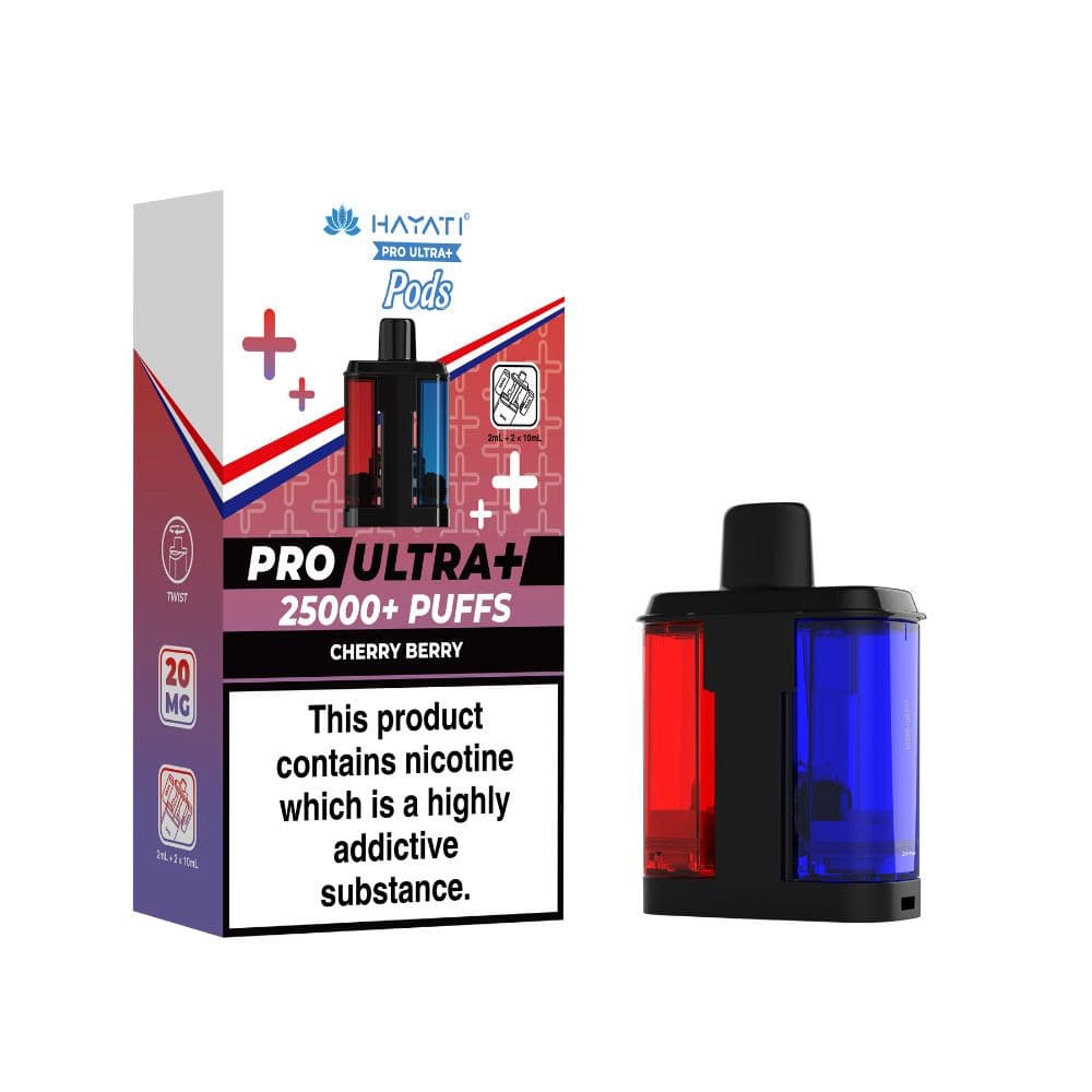  Cherry Berry Hayati Pro Ultra Plus 25K Pods Pack of 5