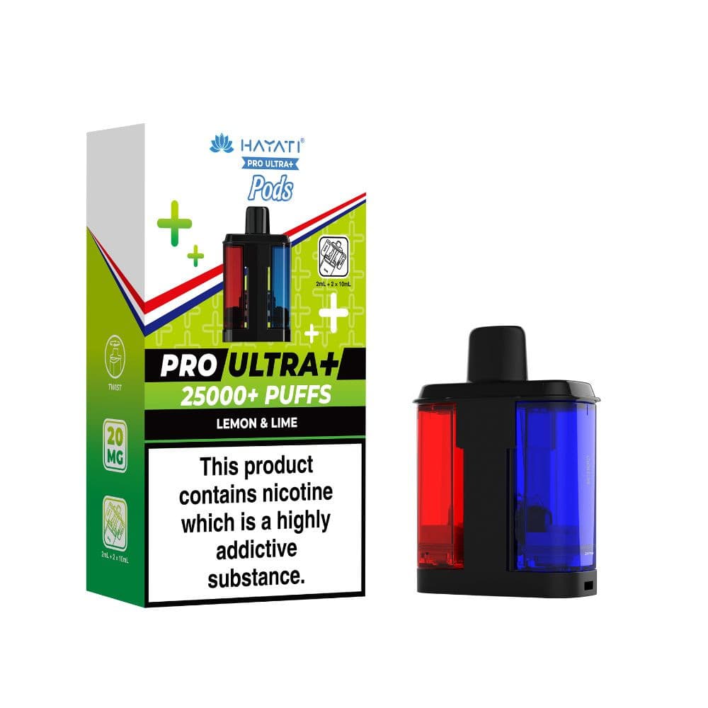  Lemon & Lime Hayati Pro Ultra Plus 25K Pods Pack of 5