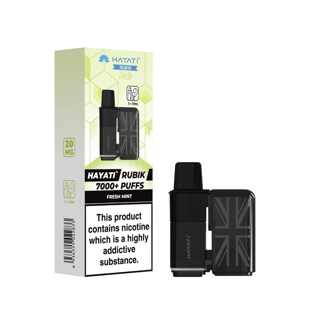  Fresh Mint Hayati Rubik 7000 Pods Pack of 5