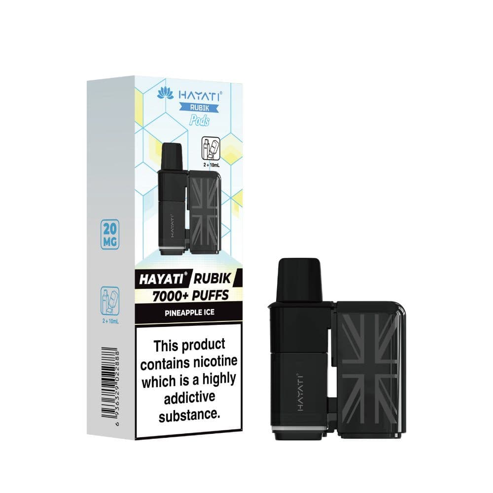  Pineapple Ice Hayati Rubik 7000 Pods Pack of 5