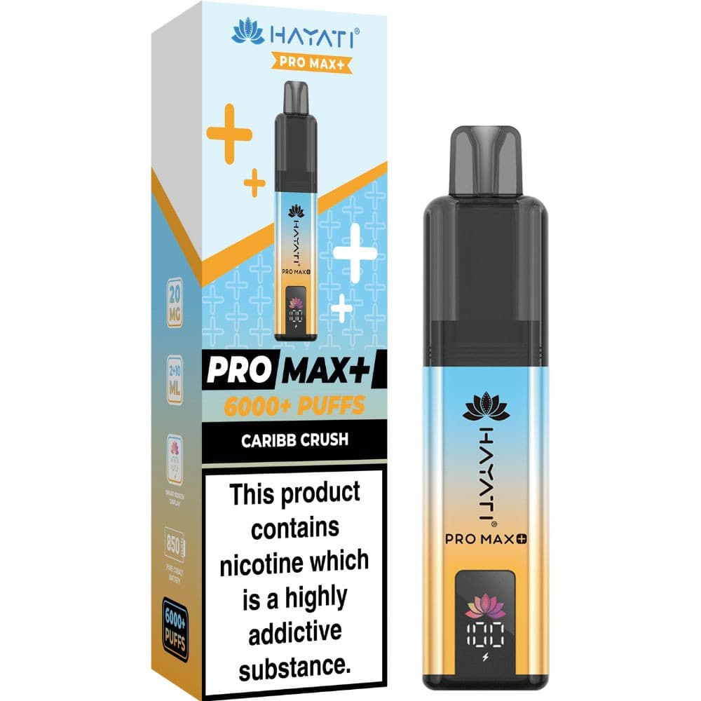  Caribb Crush Hayati Pro Max Plus Vape Kit Box of 5