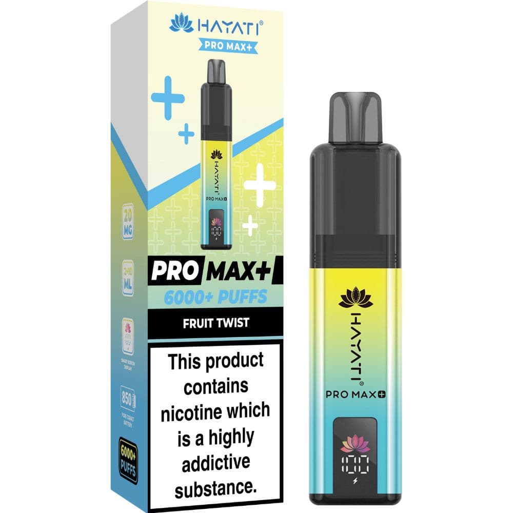  Fruit Twist Hayati Pro Max Plus Vape Kit Box of 5