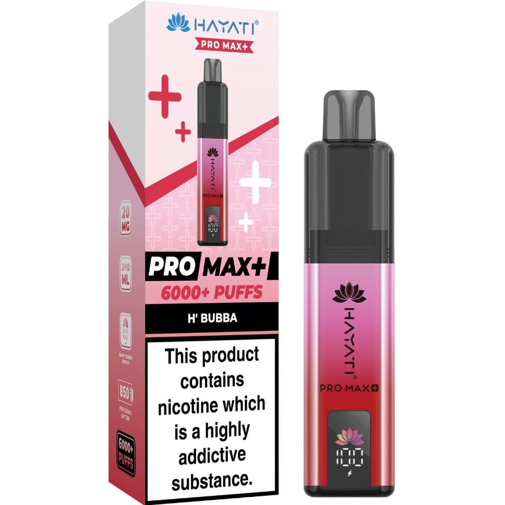  H' Bubba Hayati Pro Max Plus Vape Kit Box of 5