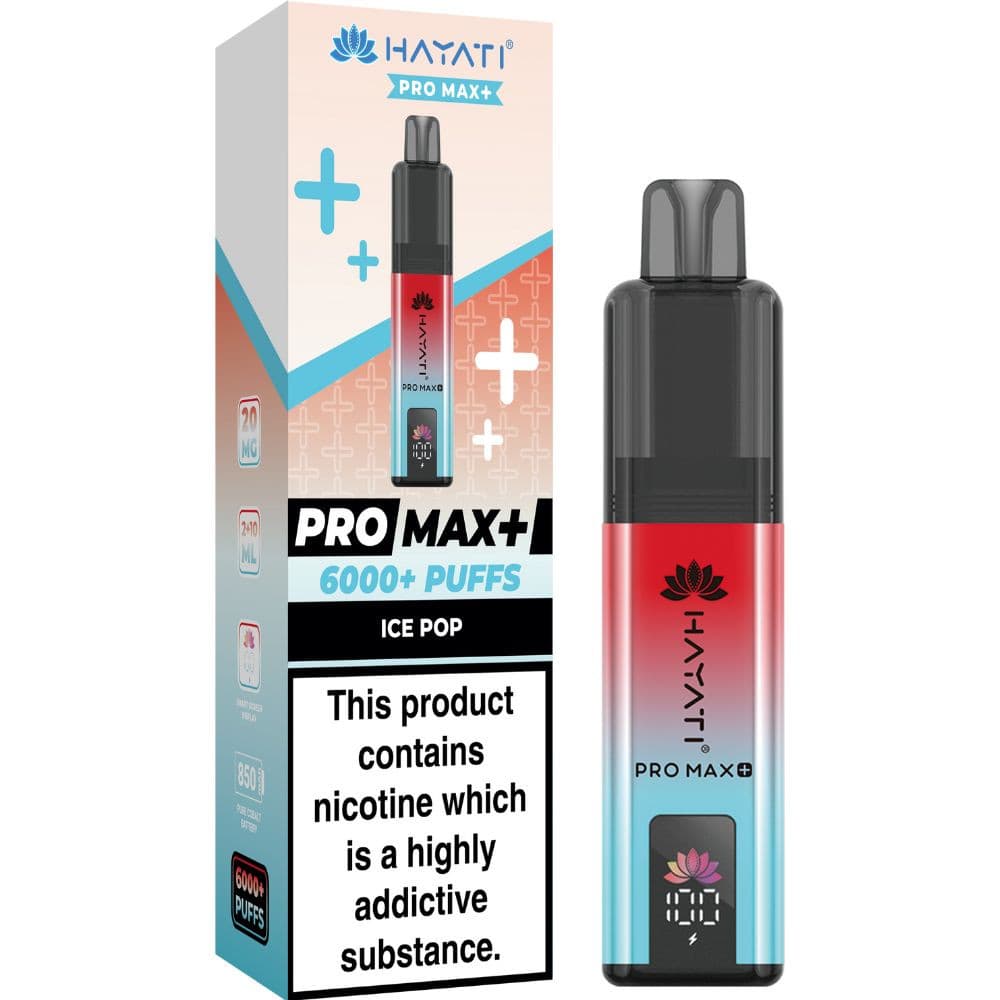  Ice Pop Hayati Pro Max Plus Vape Kit Box of 5