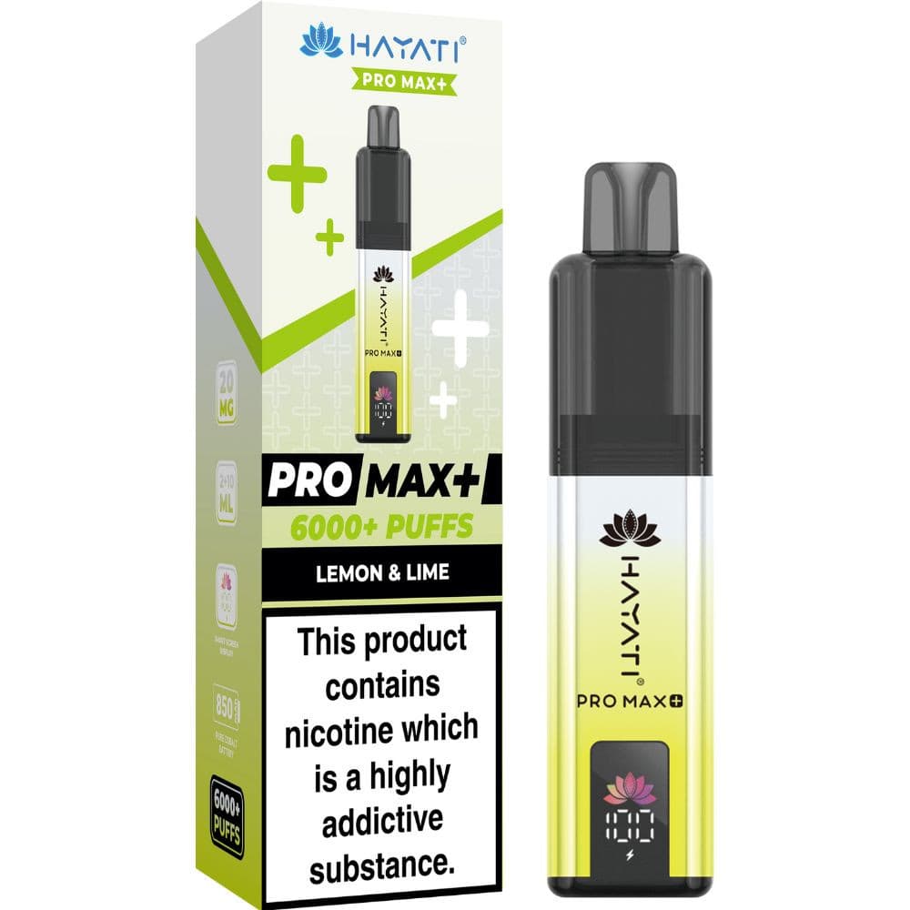  Lemon & Lime Hayati Pro Max Plus Vape Kit Box of 5