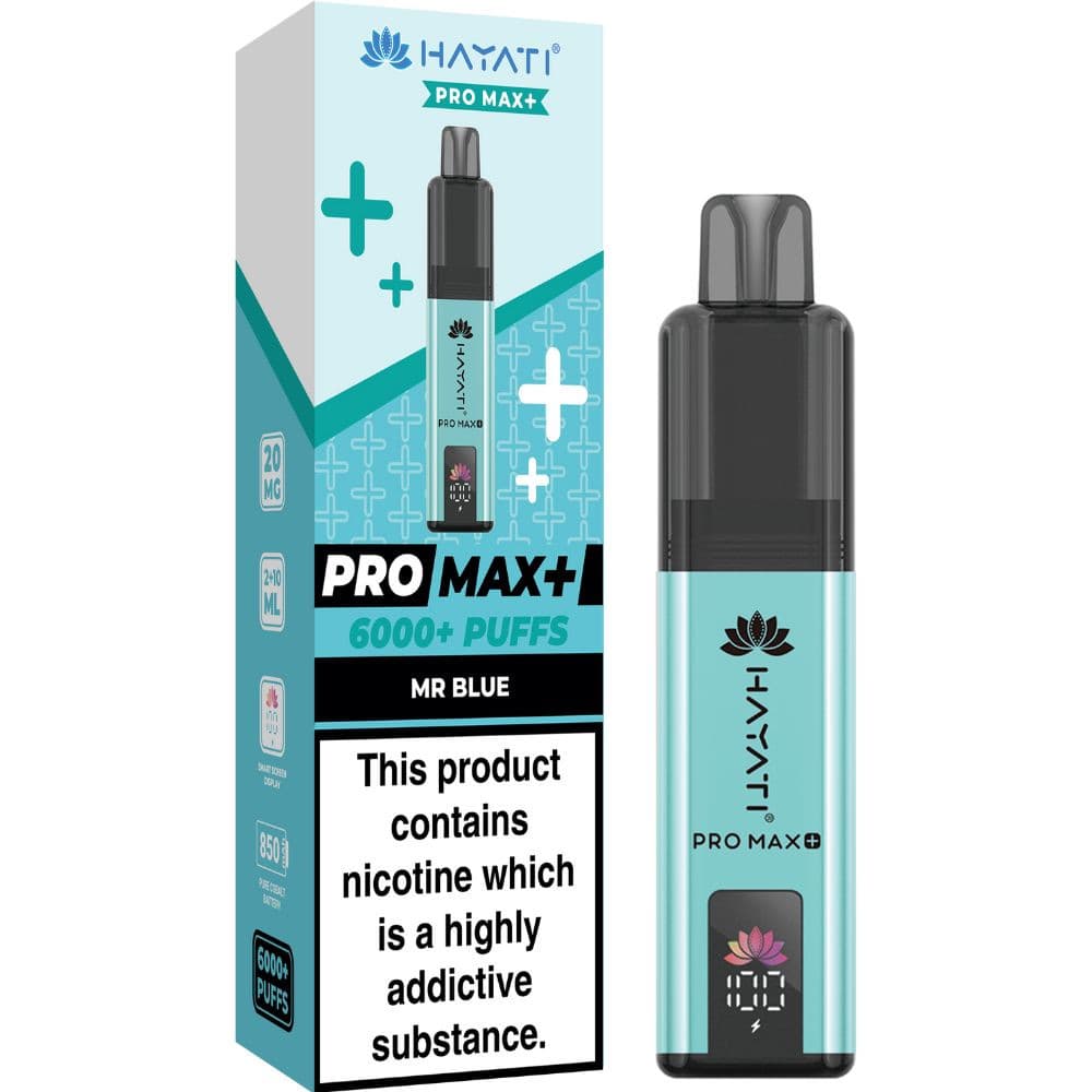  Mr Blue Hayati Pro Max Plus Vape Kit Box of 5