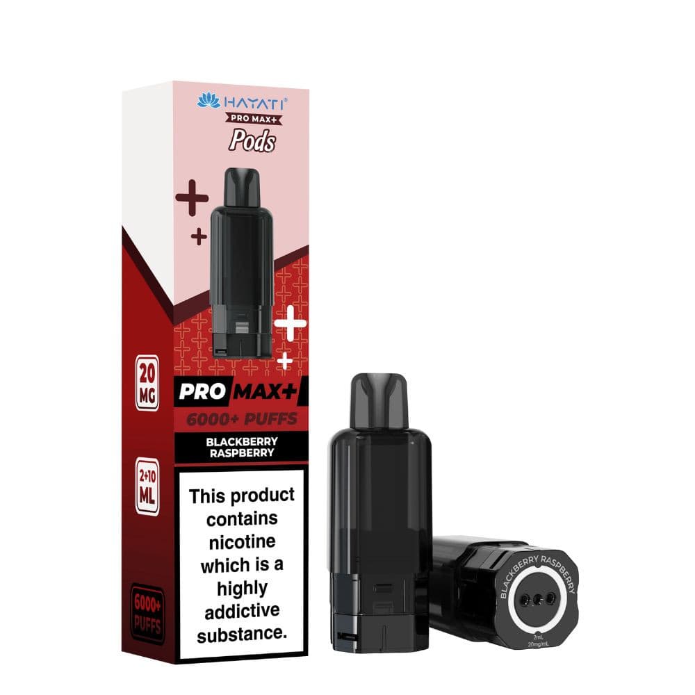  Blackberry Raspberry Hayati Pro Max Plus 6000 Pods Pack of 5