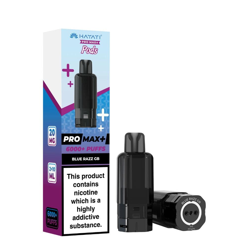  Blue Razz GB Hayati Pro Max Plus 6000 Pods Pack of 5