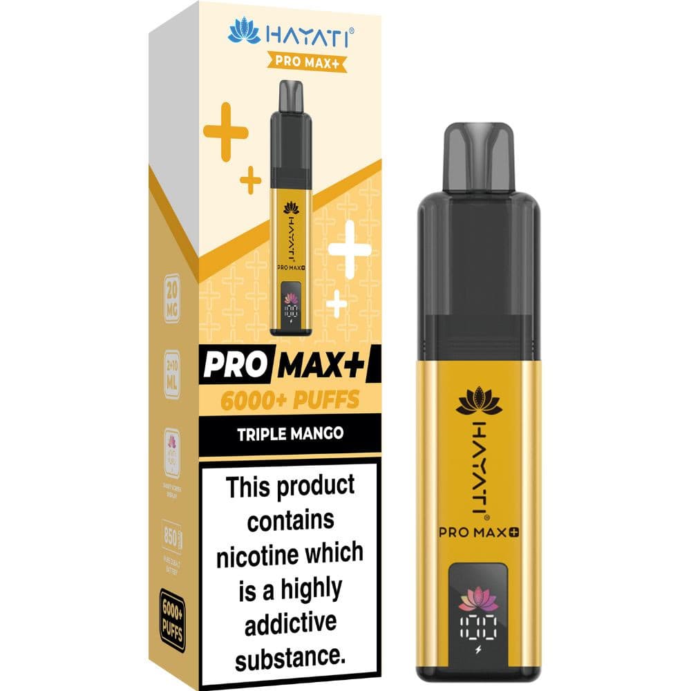  Triple Mango Hayati Pro Max Plus Vape Kit Box of 5