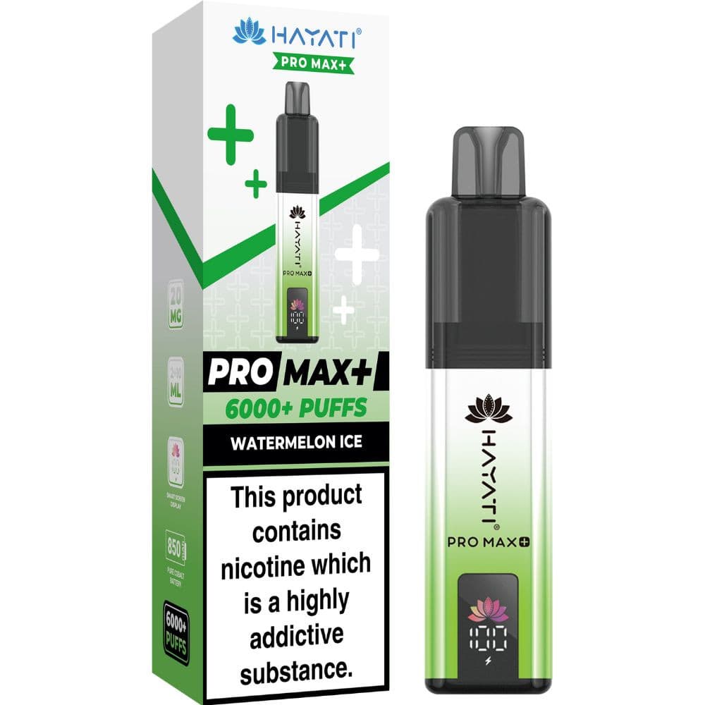  Watermelon Ice Hayati Pro Max Plus Vape Kit Box of 5