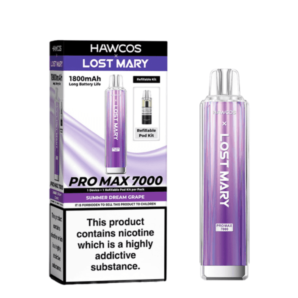 Summer Dream Grape Hawcos x Lost Mary Pro Max 7000 Box of 10
