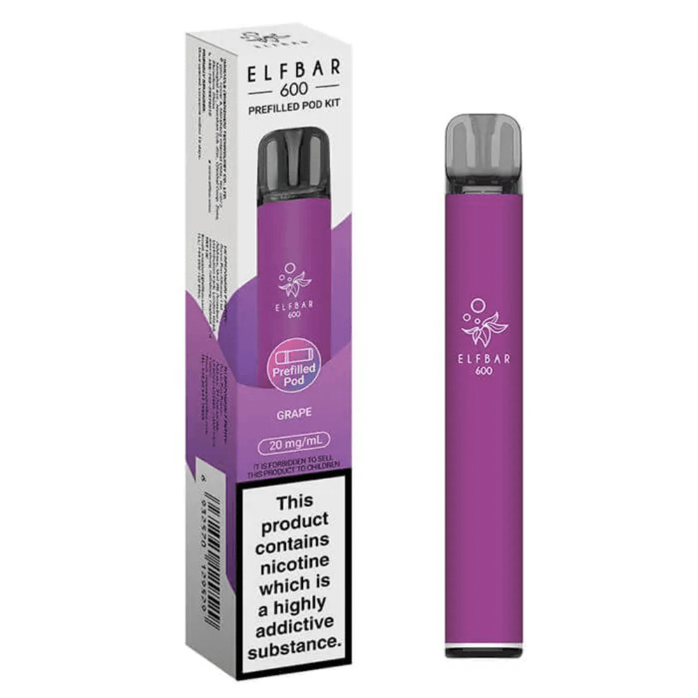  Grape Ske Crystal Original 600 Vape Kit Box of 10