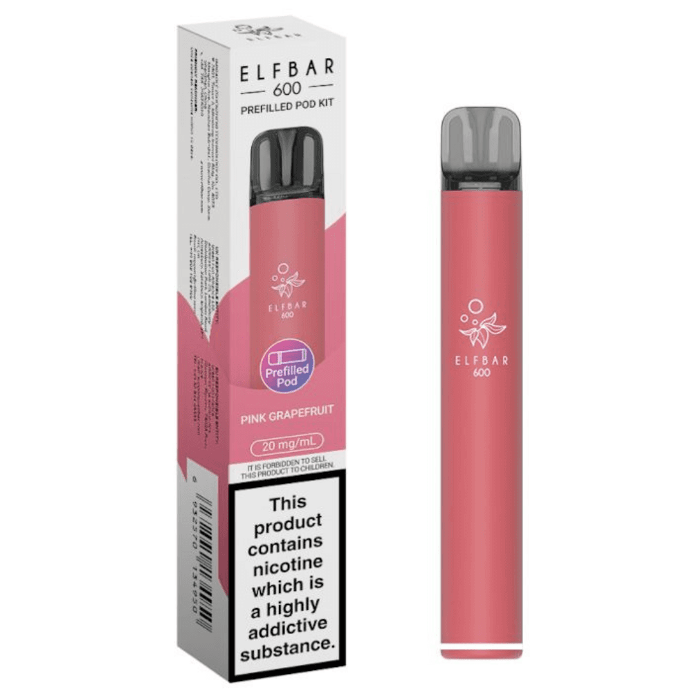  Pink Grapefruit Ske Crystal Original 600 Vape Kit Box of 10