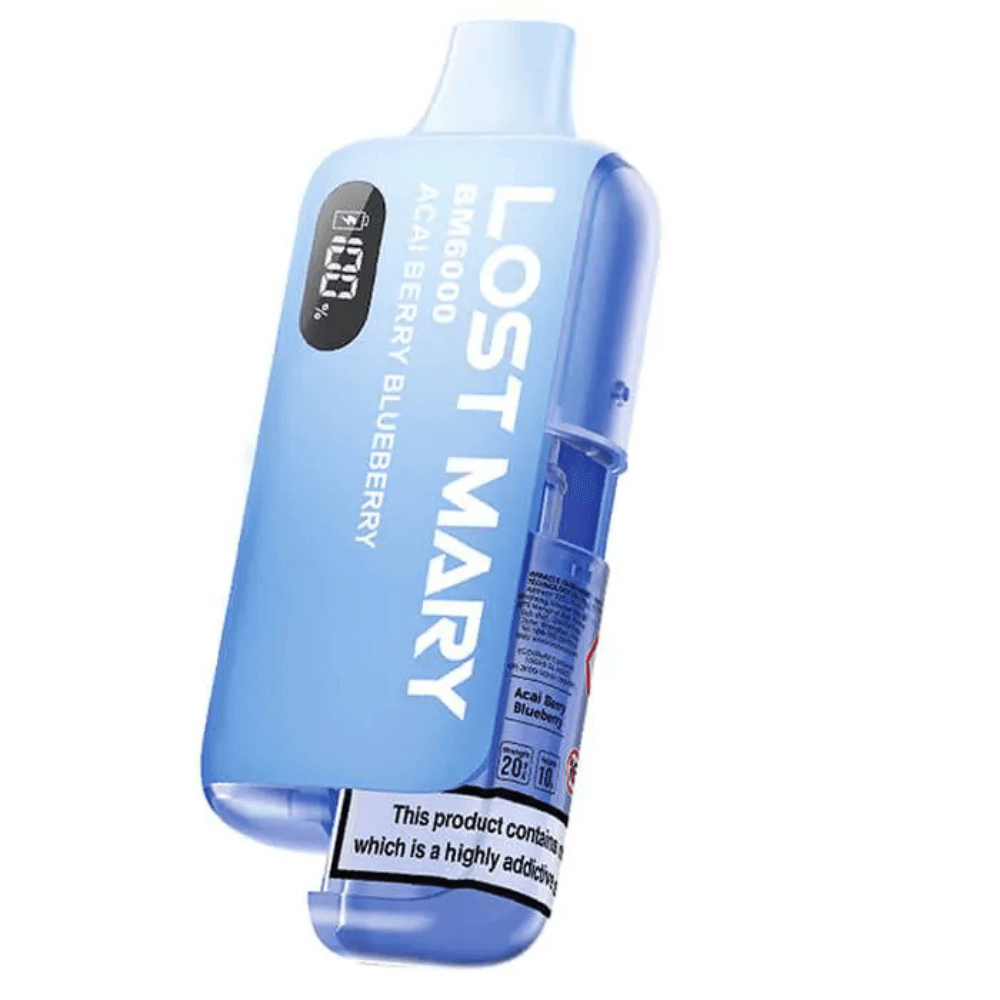  Acai Berry Lemonade Lost Mary Bm6000 Vape Kit Box of 5