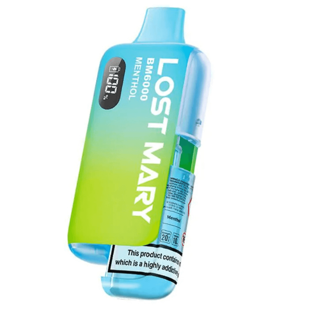  Menthol Lost Mary Bm6000 Vape Kit Box of 5