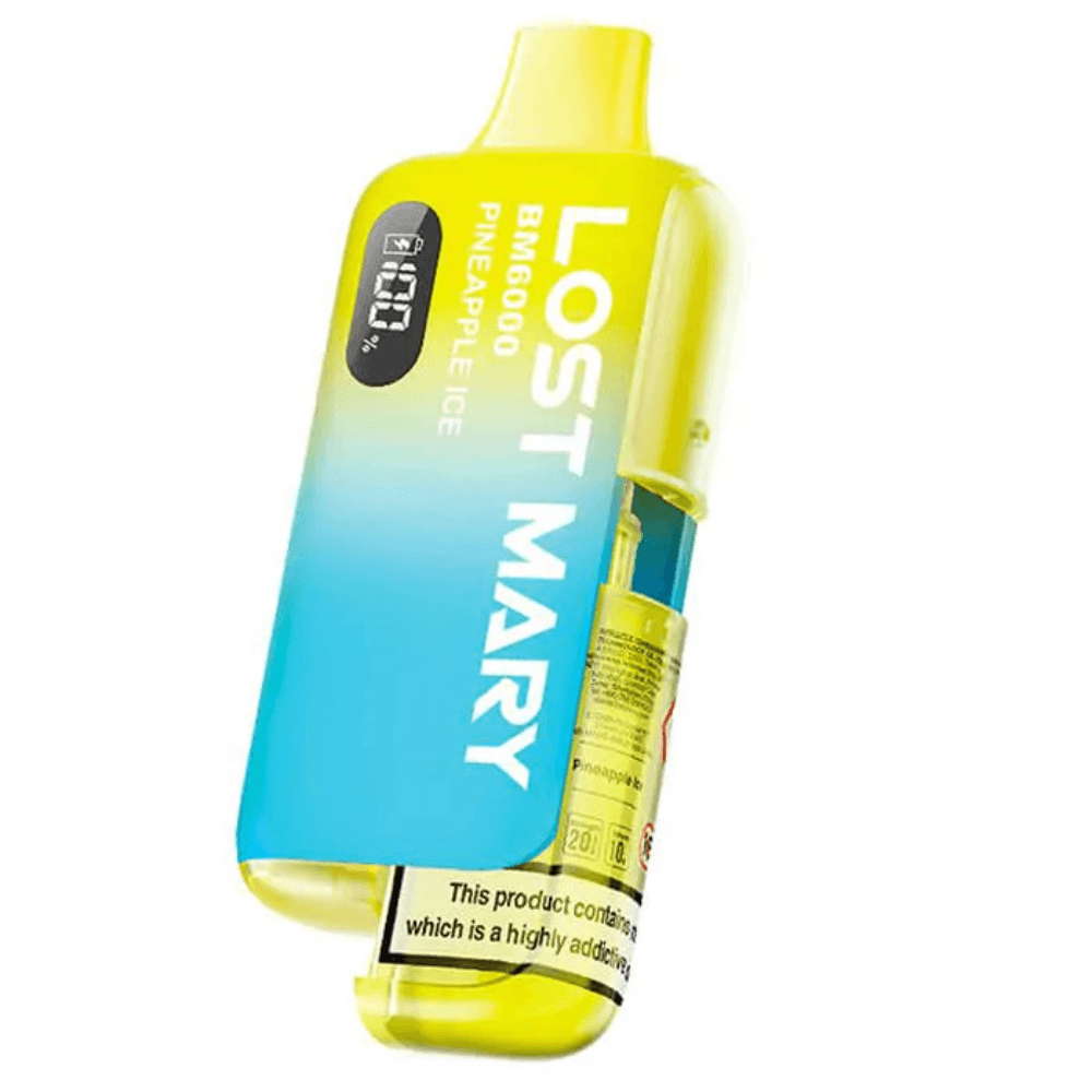  Pineapple Ice Lost Mary Bm6000 Vape Kit Box of 5