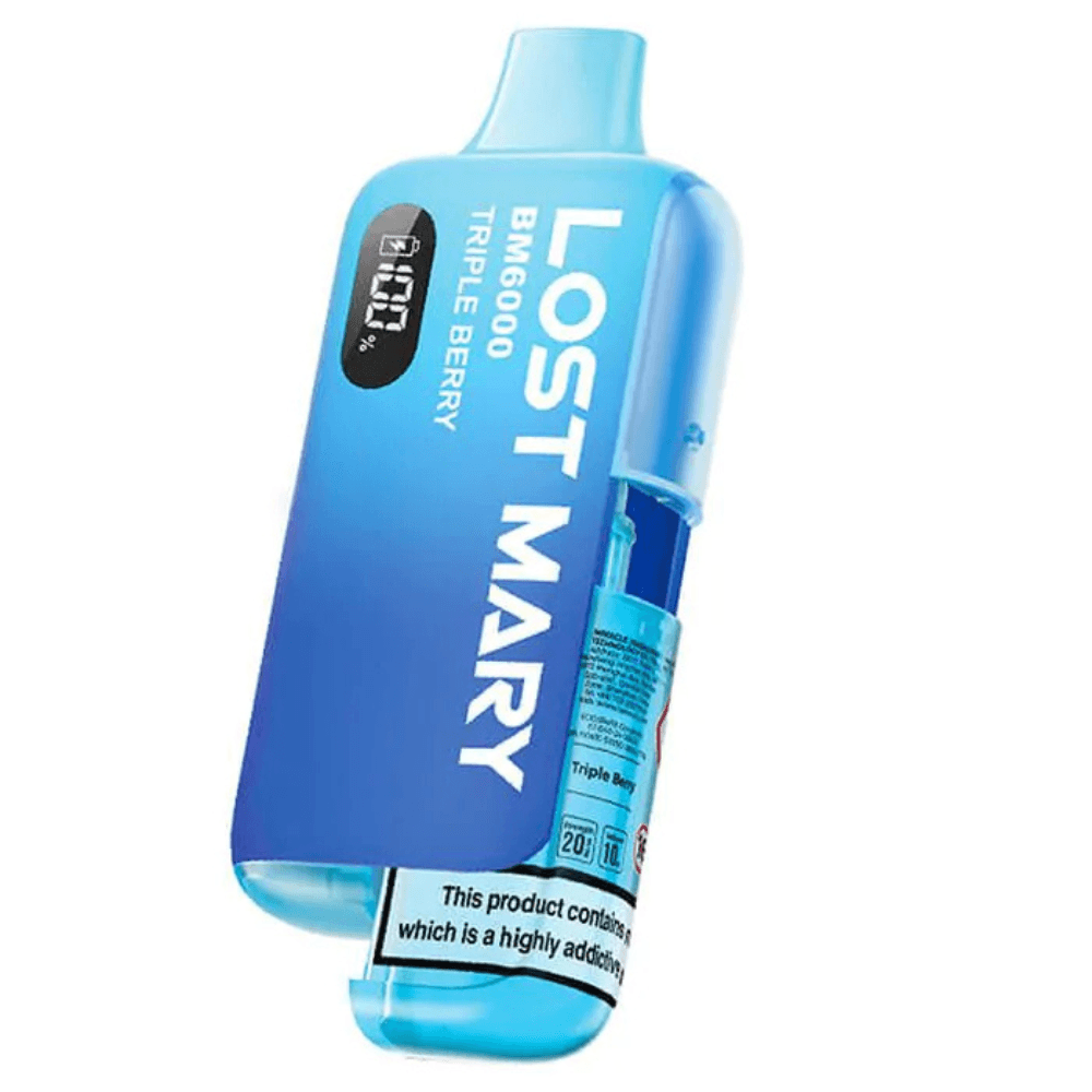  Triple Berry Lost Mary Bm6000 Vape Kit Box of 5