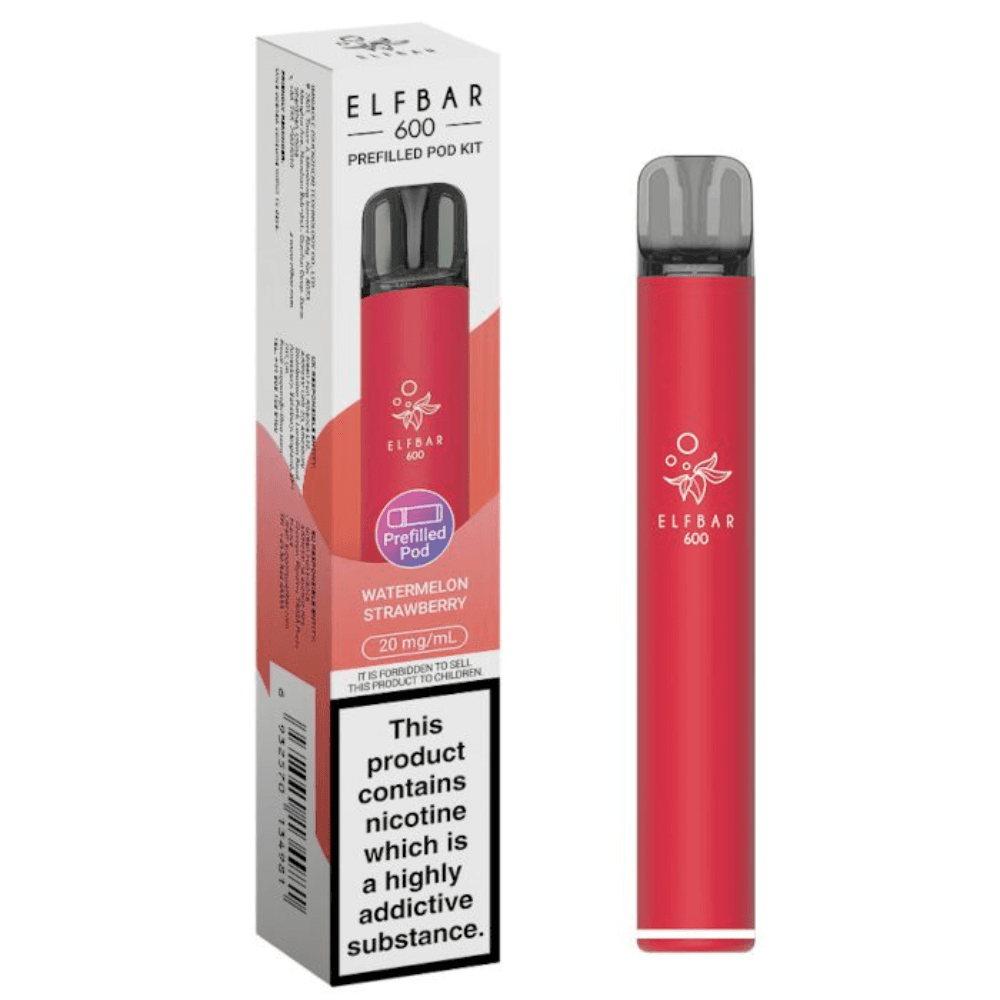  Watermelon Strawberry Ske Crystal Original 600 Vape Kit Box of 10