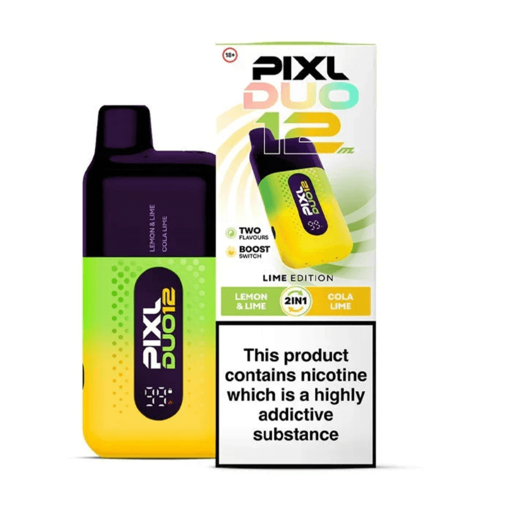  Lime Edition Pixl Duo 10k Prefilled Vape Kit Box of 5