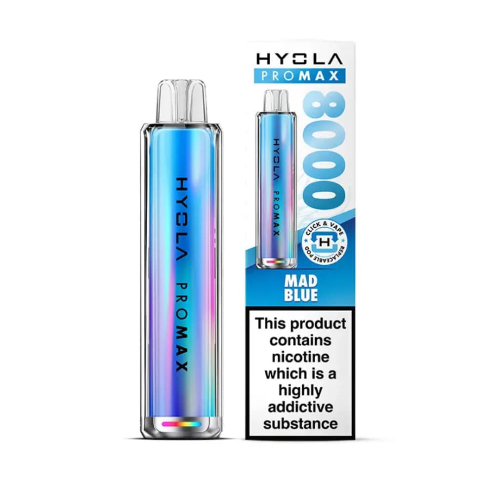  Mad Blue Hyola Pro Max 8000 Vape Kit Box of 5
