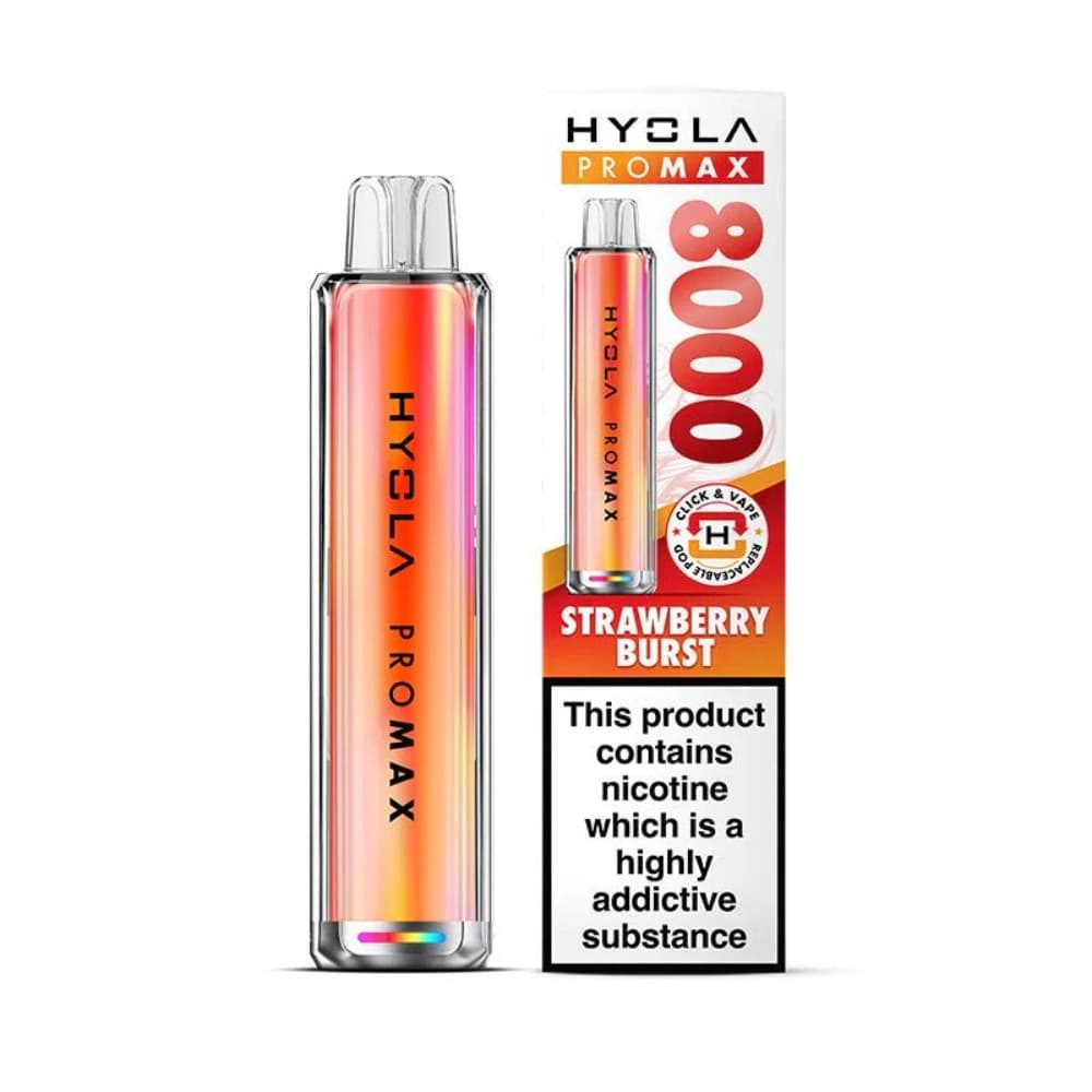  Strawberry Burst Hyola Pro Max 8000 Vape Kit Box of 5