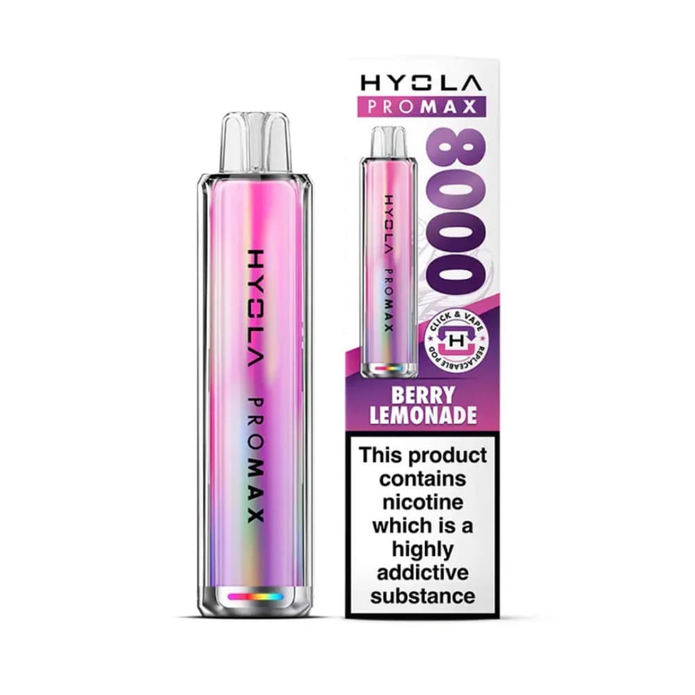  Berry Lemonade Hyola Pro Max 8000 Vape Kit Box of 5