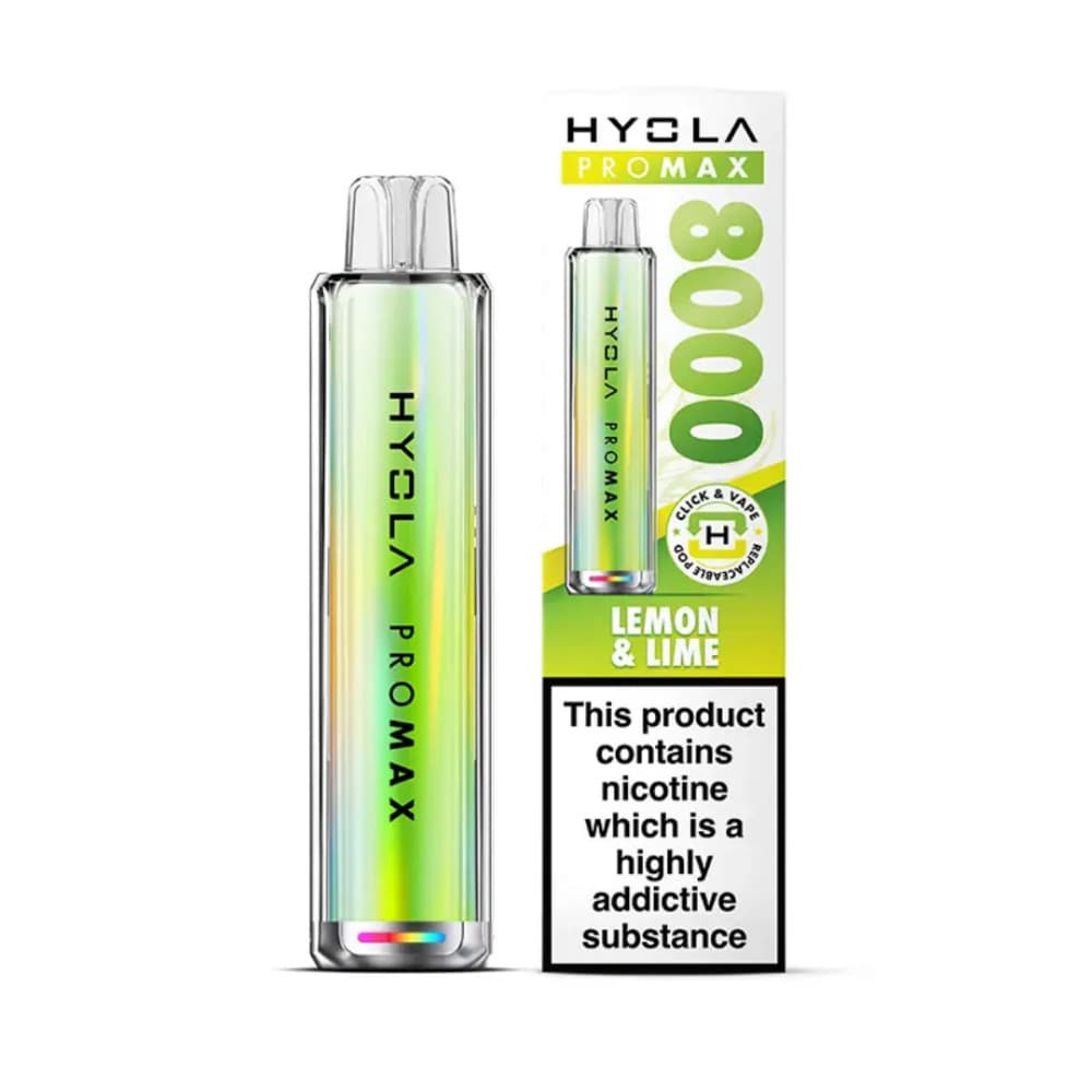  Lemon & Lime Hyola Pro Max 8000 Vape Kit Box of 5