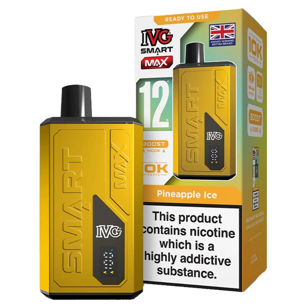  Pineapple Ice IVG Smart Max 10k Vape Kit Box of 5
